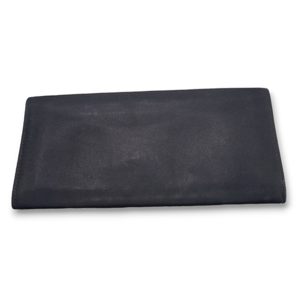 Prada Tessuto Authentic Black Nylon and Leather Long Wallet - Picture 2 of 16